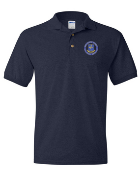 502nd Parachute Infantry Regiment Embroidered Cotton Polo Shirt -Proud