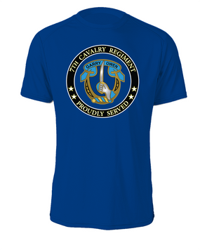 7th Cavalry Regiment Cotton T-Shirt -Proud  (FF)