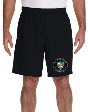 75th Ranger Regiment "DUI"  Embroidered Gym Shorts -Proud