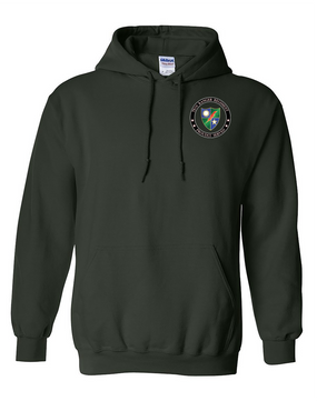 75th Ranger Regiment "DUI"  Embroidered Hooded Sweatshirt-Proud