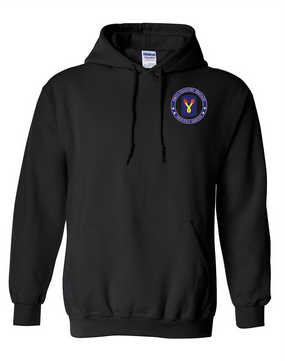 196th Light Infantry Brigade  Embroidered Hooded Sweatshirt-Proud