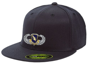504th Parachutist Badge Premium Embroidered Flexdfit Baseball Cap