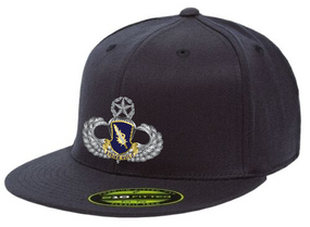 504th Master Parachutist Badge Premium Embroidered Flexdfit Baseball Cap