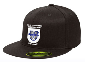 3-325th Crest Flash Embroidered Flexdfit Baseball Cap