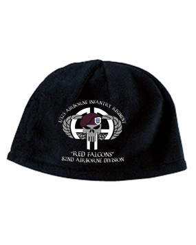 1-325 Punisher Embroidered Fleece Beanie