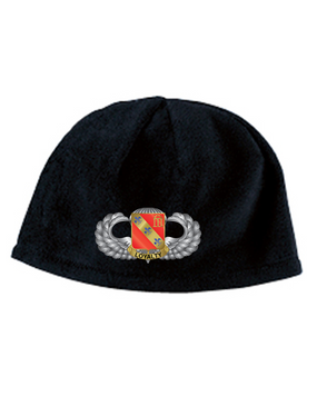 319th Basic Wings Embroidered Fleece Beanie