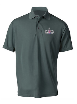 501st PIR  "Senior" Embroidered Moisture Wick Polo Shirt