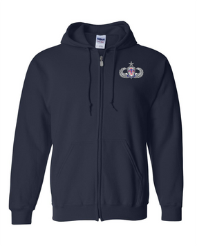 501st "Senior"  Embroidered Hooded Sweatshirt with Zipper