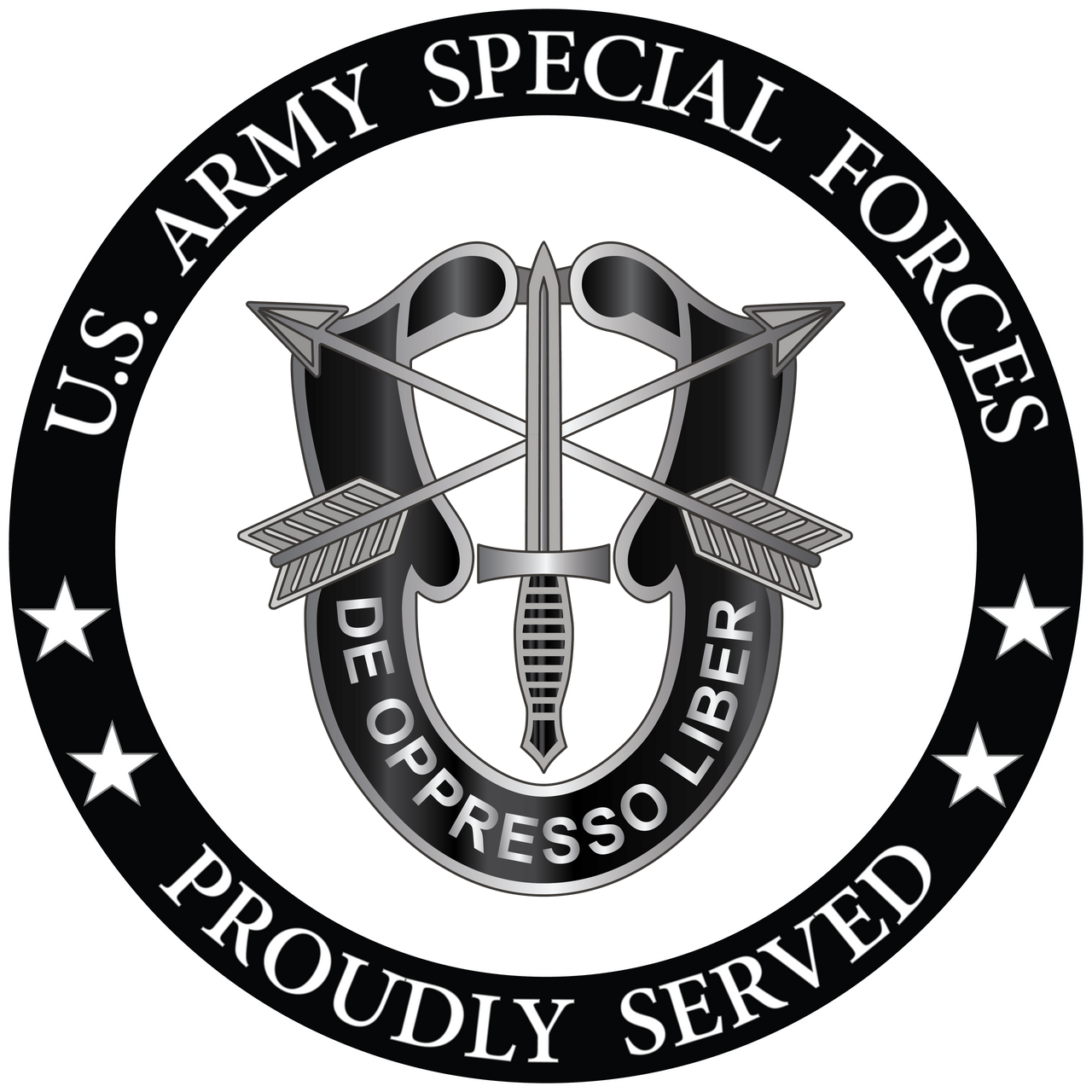 Us Army Special Forces Vinyl Cut Decal
