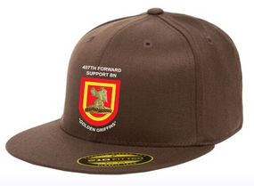 407th FSB "Crest Flash" Embroidered Flexfit Baseball Cap 