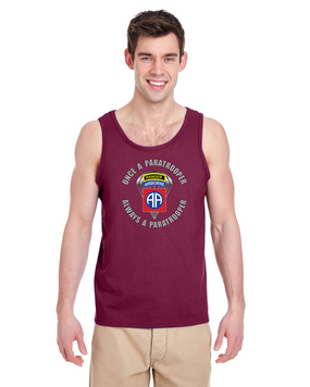 82nd Airborne "Once a Paratrooper-Ranger" Tank Top 