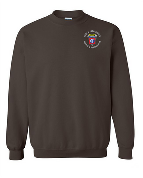 82nd Airborne "Once a Paratrooper-Ranger" Embroidered Sweatshirt