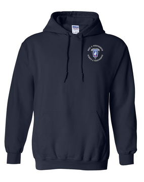 173rd Airborne "Once a Paratrooper"  Embroidered Hooded Sweatshirt