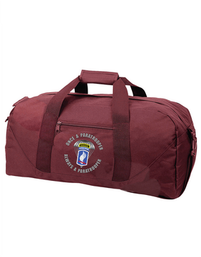 173rd Airborne "Once a Paratrooper-Ranger" Embroidered Duffel Bag