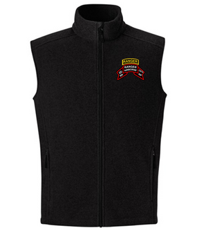 2-75th Ranger Battalion "Original" Tab Embroidered Fleece Vest