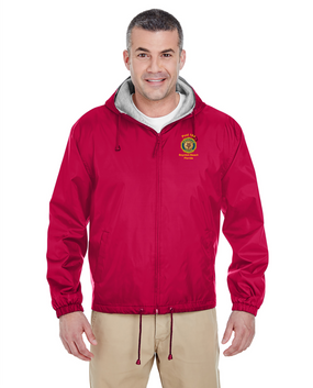 Post 164 Embroidered Fleece-Lined Hooded Jacket