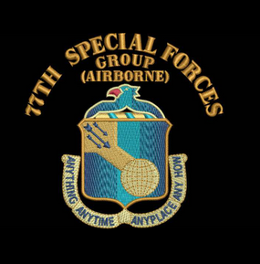 77th Special Forces Group Embroidered Moisture Wick Shirt