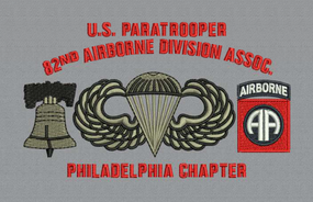 Philadelphia Chapter 82nd Airborne Division Association Embroidered Moisture Wick Shirt