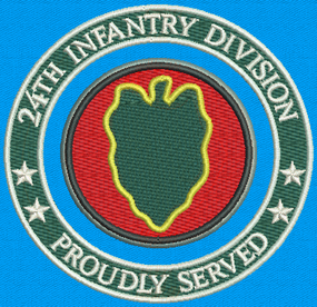 24th Infantry Division *3/7 Support Platoon) Embroidered Moisture Wick Polo