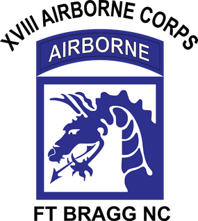18th Airborne Corps (FT LIBERTY) Embroidered Moisture Wick Polo