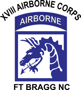 Ladies 18th Airborne Corps (FT BRAGG) Embroidered Moisture Wick Polo