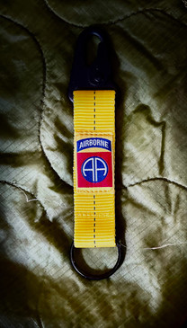 82nd  Airborne Division USA made Static Line Key Chain