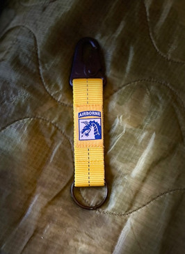 18th Airborne Corps USA made Static Line Key Chain