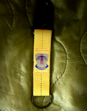 501st Parachute Infantry Regiment USA made Static Line Key Chain
