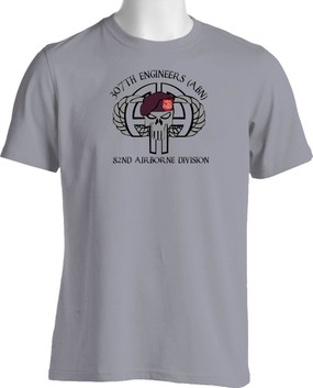 307th Combat Engineers (Airborne) Moisture Wick Shirt 