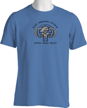 82nd Airborne Division Punisher Moisture Wick Shirt 
