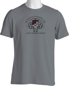 313th Military Intelligence Battalion (ABN)  Punisher Moisture Wick Shirt -(Full Front)