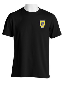 1- 504th Parachute Infantry Regiment "Crest & Flash"  (Pocket) Cotton Shirt