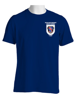 2-508th Parachute Infantry Battalion  "Crest & Flash" (Pocket)  Cotton Shirt