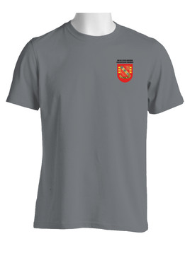 3-319th Airborne Field Artillery Regiment "Flash & Crest" (Pocket) Moisture Wick Shirt