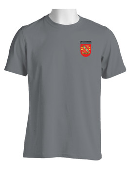 2-319th Airborne Field Artillery Regiment "Crest & Flash" (Pocket) Moisture Wick Shirt