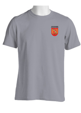 4-319th Airborne Field Artillery Regiment "Crest & Flash" (Pocket) Moisture Wick Shirt