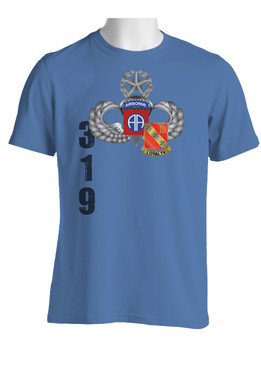 82nd w/ 319th Crest Moisture Wick Shirt