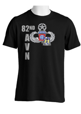 82nd w/ 82nd Aviation Crest Cotton Shirt