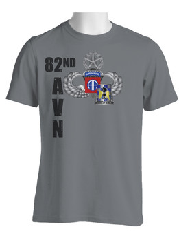 82nd w/ 82nd Aviation Crest Moisture Wick Shirt