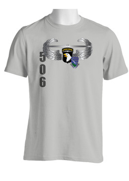 101st w/ 506th Parachute Infantry Regiment Crest Cotton Shirt