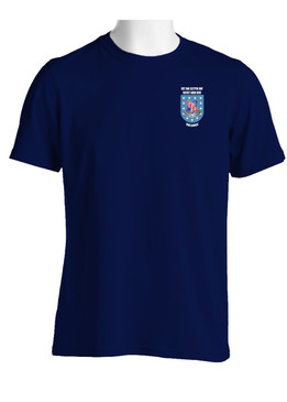 1- 327th Infantry Regiment "Crest & Flash"  Cotton Shirt