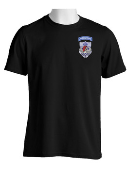 325th Airborne Infantry Regiment Crest "Skull & Beret"  Cotton Shirt