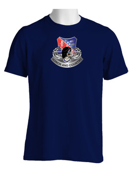 327th Infantry Regiment "Skull & Beret" (Chest) Cotton Shirt