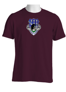 506th Parachute Infantry Regiment "Skull & Beret" (Chest) Cotton Shirt