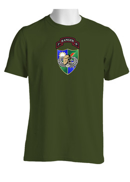 3-75th Ranger Battalion DUI - Tan Beret (Chest) Cotton Shirt