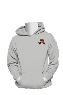 1/75th Ranger Battalion w/ Ranger Tab (Original Scroll) Embroidered Hooded Sweatshirt