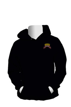 1/75th Ranger Battalion Embroidered Hooded Sweatshirt w/ Ranger Tab