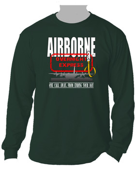 AIRBORNE-Overnight Express Long-Sleeve Cotton Shirt