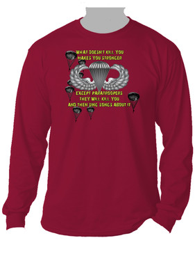 What Doesn't Kill You....Long-Sleeve Cotton Shirt