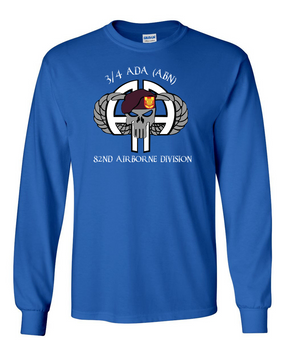 3/4 Air Defense Artillery (Airborne) Long-Sleeve Cotton Shirt (FF)